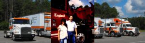 Truck Driving School Graduate David and Elisabeth Oulton: October 2001